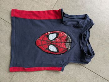 Débardeur orchestra spiderman sequin 4 ans