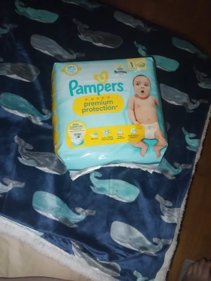 Couches Pampers T1