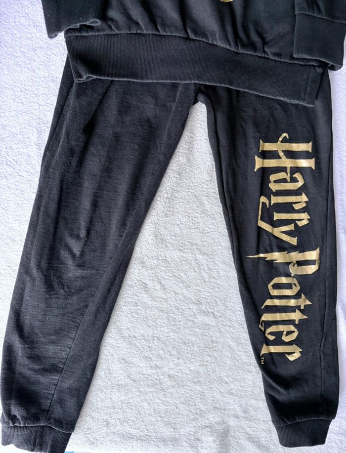 Ensemble survêtement Harry Potter (Sweat à capuche + Jogging) - Noir & Or - Taille 11-12 ans - photo numéro 3