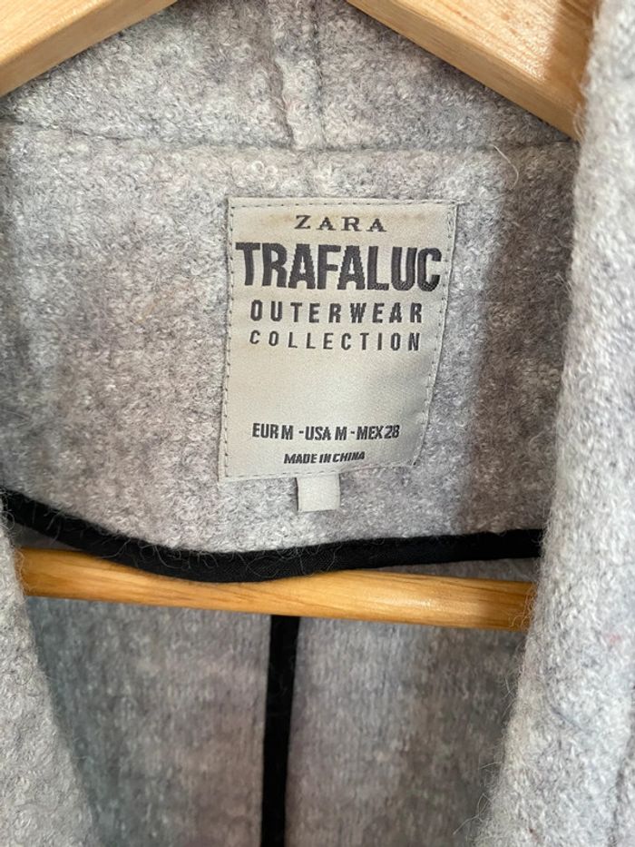 Manteau long gris Zara - photo numéro 3