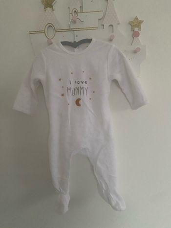Pyjama Kiabi taille 6 mois