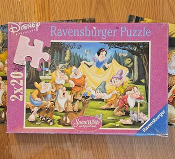Puzzles Blanche neige 2 x 20 pièces