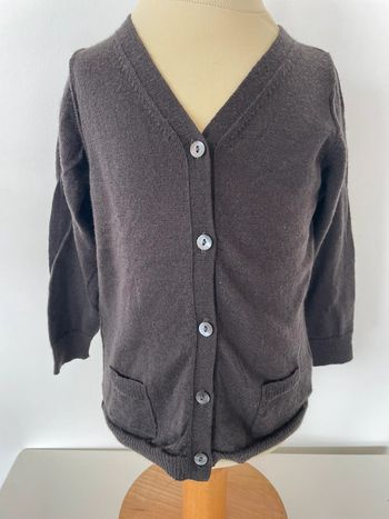 Bonpoint gilet marron