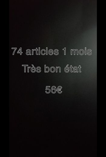 Gros lot 1 mois fille