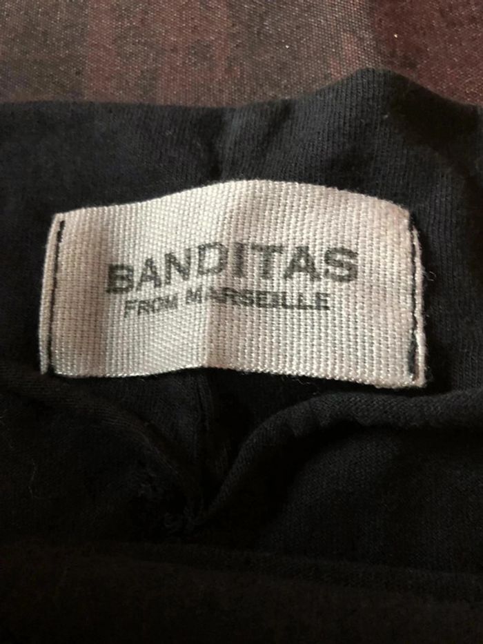 Haut noir asymétrique Banditas taille unique - photo numéro 7