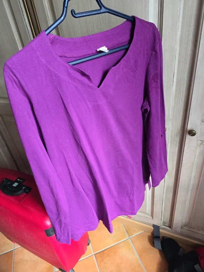 Pull violet taille 42 - photo numéro 5