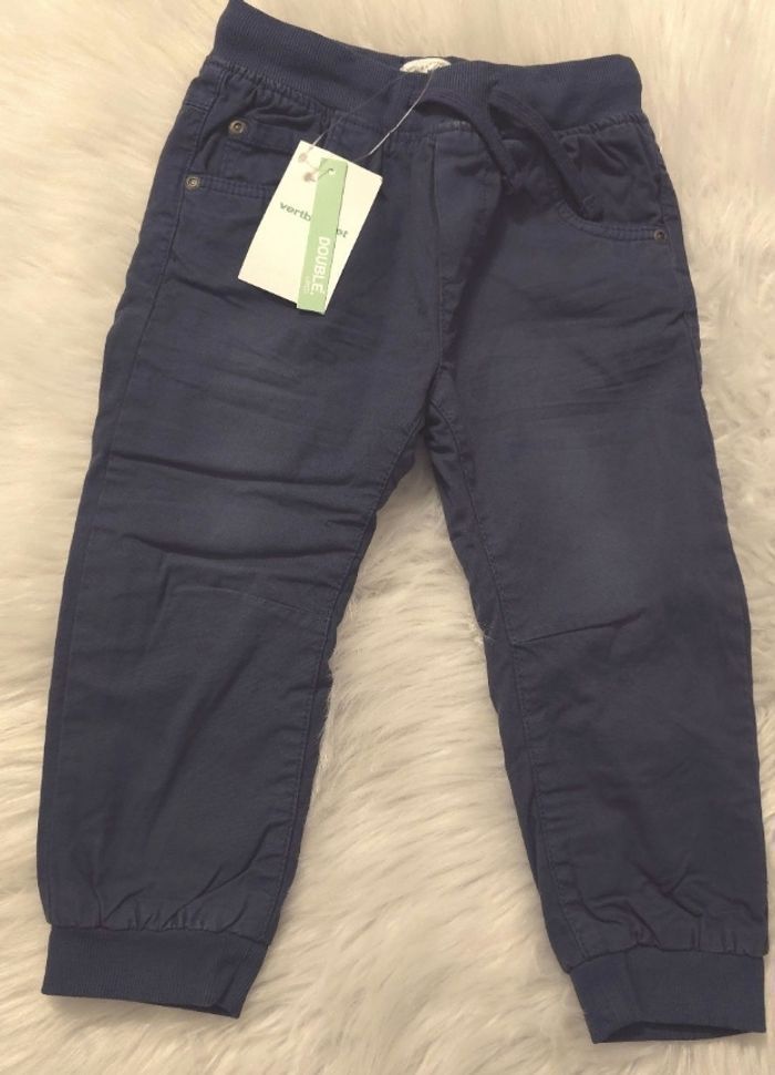 (Neuf non porté) 🏷🥰🤩superbe  pantalon doublé intérieur polaire 4 ans garçon 🤩🥰💙