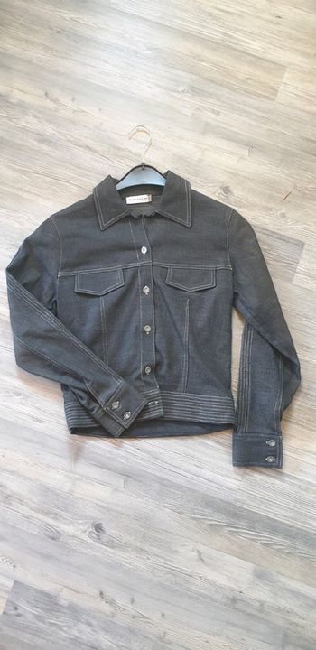 Veste courte en jeans