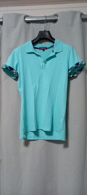 Polo manches courtes bleu 40 Fashion sens clothing