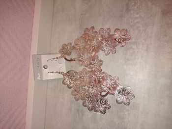 Paire de boucles d'oreilles fleur