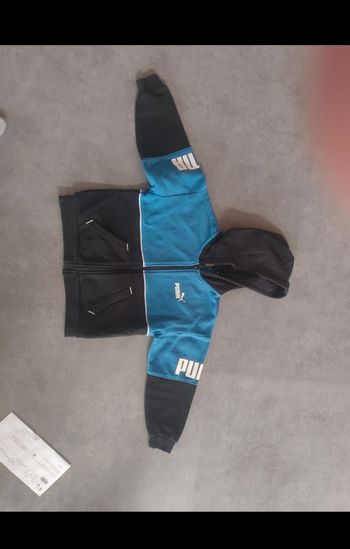 Gilet zippé 5/6 ans Puma, Parfait état