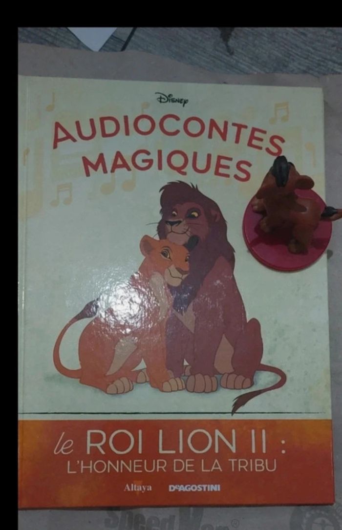 Le roi lion 2 collection audiocontes Magiques Disney Altaya audio conte magic livre & figurine