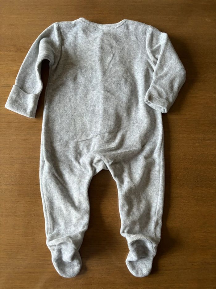 Pyjama une pièce mixte avec moufles - photo numéro 2