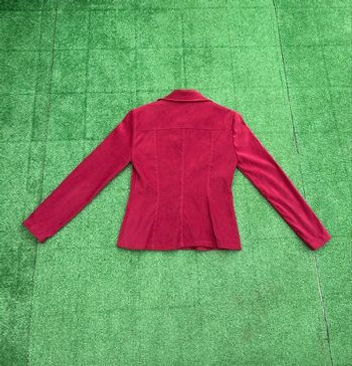 Veste rouge Duroc en velours – taille 38 - photo numéro 2