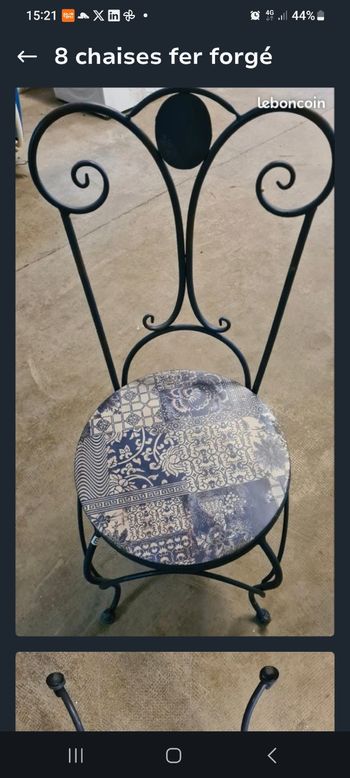15 chaises neufs