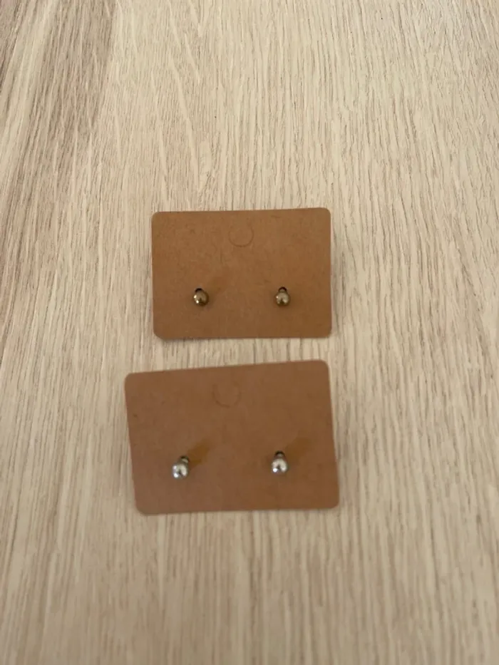 Lot de 2 paires boucles d’oreilles