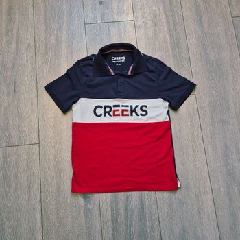 Tee-shirt bleu blanc rouge. Neuf. Garçon  10 ans. Marque Creeks