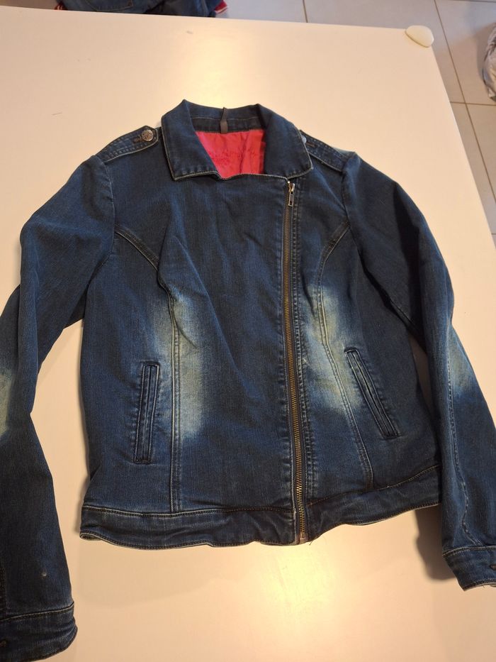 Veste en jeans nafnaf 40 - photo numéro 2