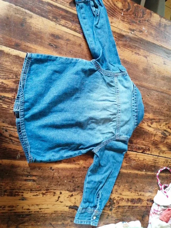 Chemise en jean 12 mois - photo numéro 2