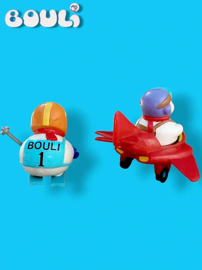 Lot de 2 figurines PVC Bouli vintage - photo numéro 2