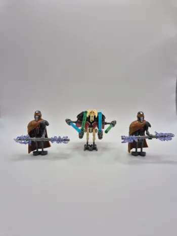 Figurines type lego Sith Général Grievious avec 2 magna guard star wars