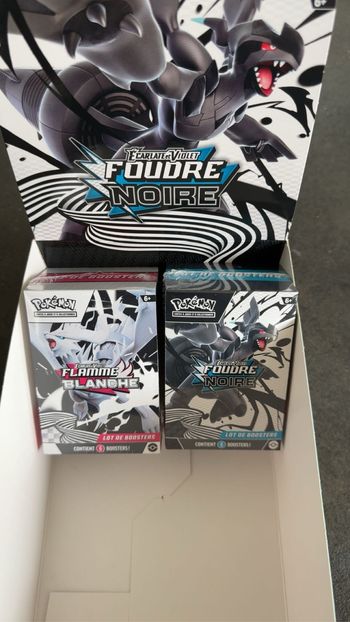 Bundle de 6 boosters Pokémon EV 10.5 Flamme blanche et foudre noire