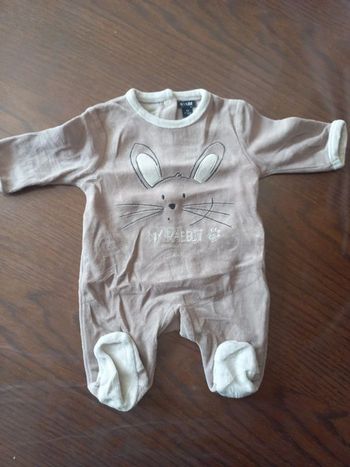 Pyjama  lapin 1mois kiabi