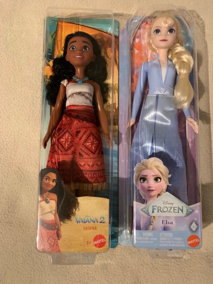 Barbies Disney Elsa et Vaiana 20€