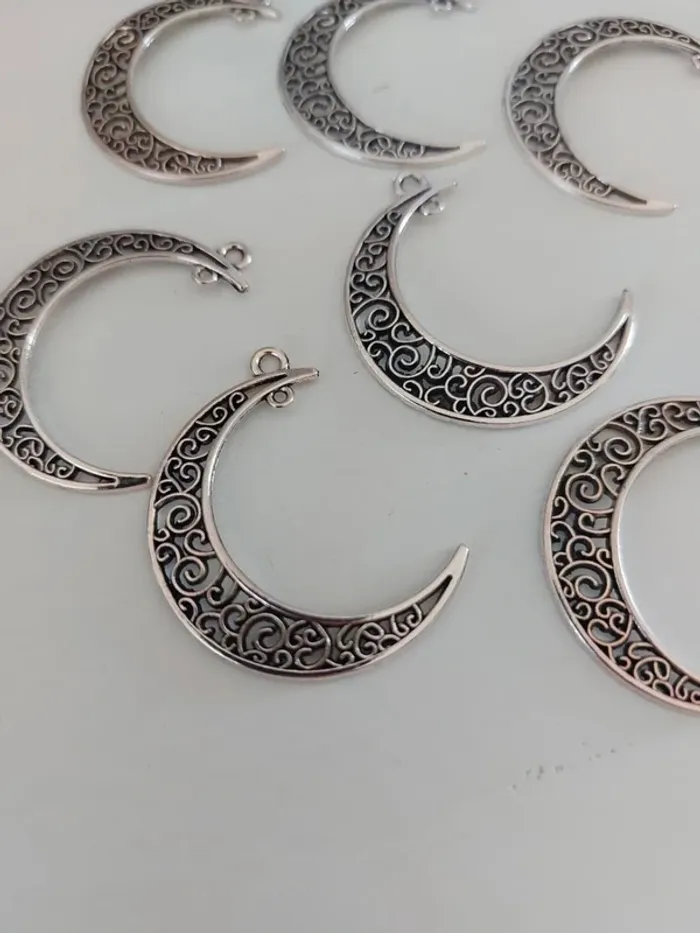 Lot de 7 pendentif lune - photo numéro 2