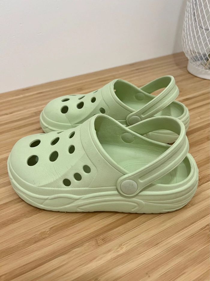 Croks vert Zara - photo numéro 4