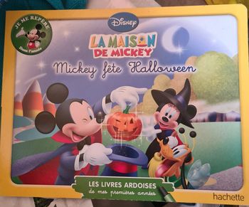 Livre ardoise mickey fête halloween