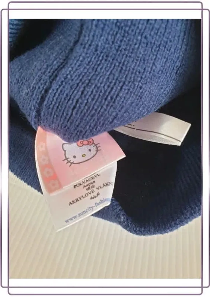 Gants et bonnet Hello Kitty, neuf taille 54 - photo numéro 3