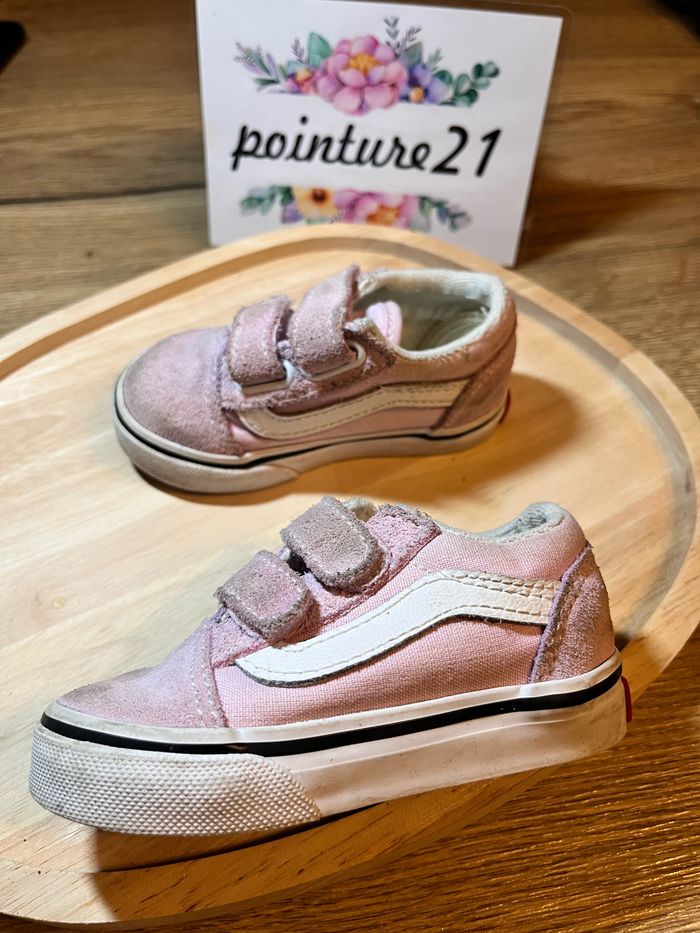 Basket à scratch vans rose
