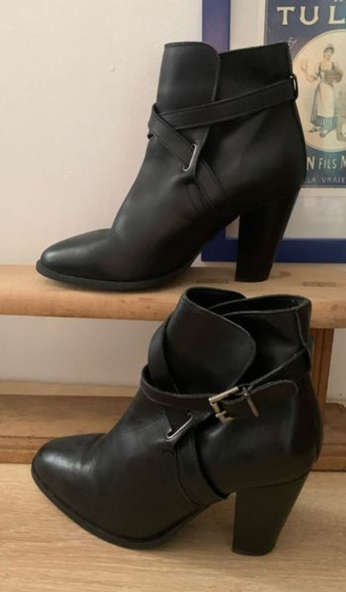 Bottines en cuir André - photo numéro 2
