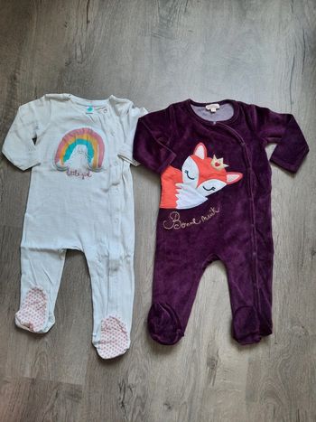 Lot de 2 pyjamas 18mois