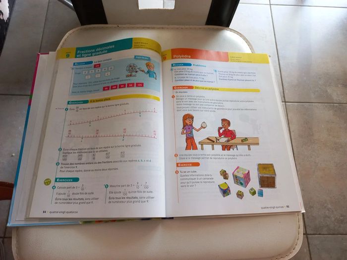 Manuel de l'élève Cap maths cm1 - photo numéro 2