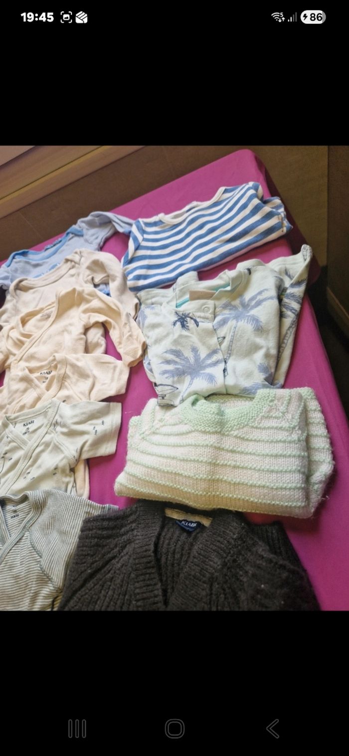 Lot vêtements 1mois garçon N8 - photo numéro 5