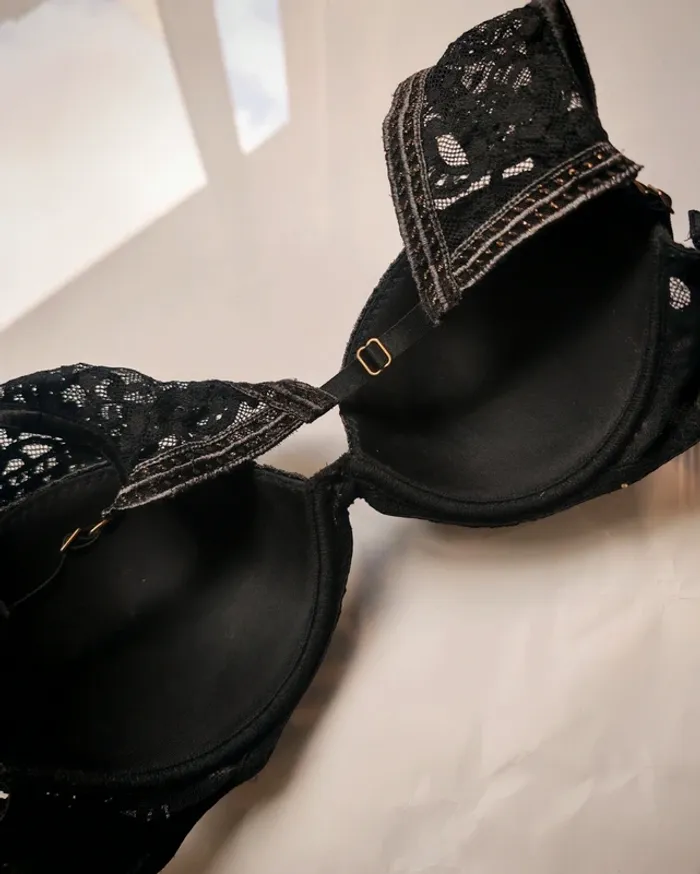 Soutien-gorge Aubade noir dentelle 85C - photo numéro 7