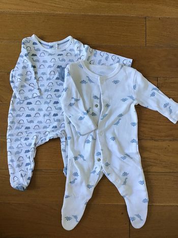 Pyjamas coton 1mois
