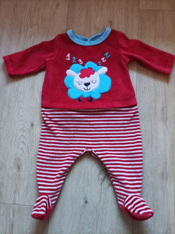 Pyjama chaud coton 1 mois