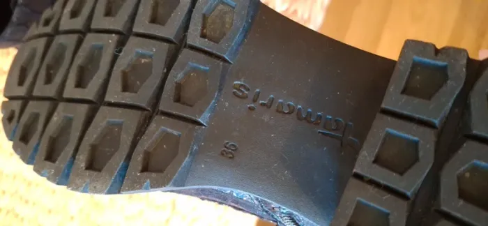 Botines noir cuir tamaris neuves t36 - photo numéro 18