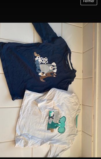 Lot tee shirt 18 m