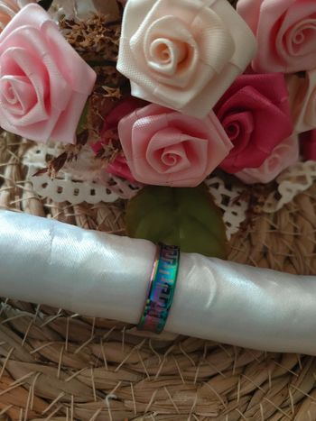 🎀Bague acier inoxydable 20 mm multicolore🎀