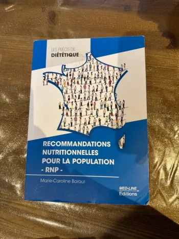 Livre recommandation nutritionnelle pour la population RNP