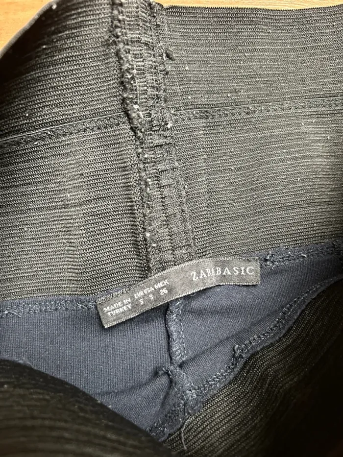 Pantalon legging Zara bleu marine - photo numéro 2