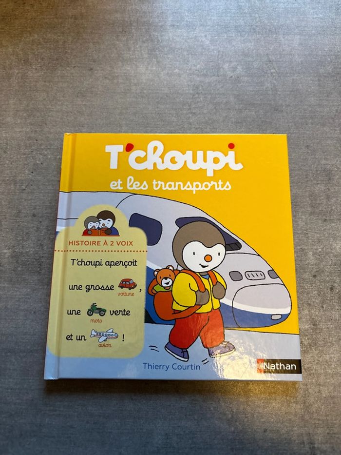 Livre Tchoupi et les transports