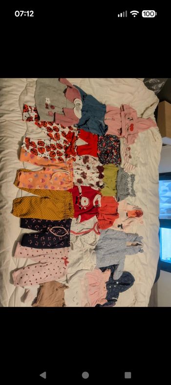 Lot vêtements 