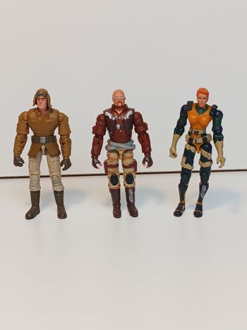Lot 3 figurines articulées vintage 2002 hasbro G.I Joe
taille 10cm