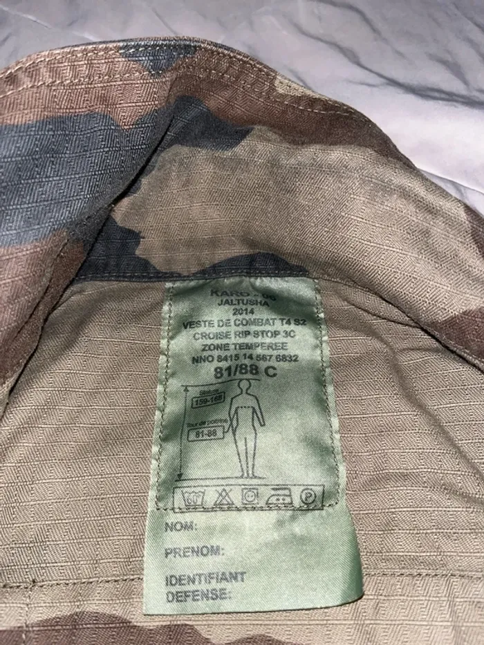 Veste militaire T4 81/88C - photo numéro 5