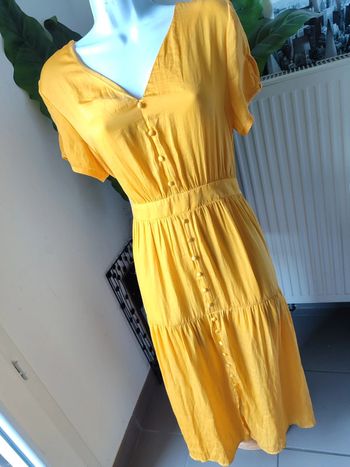 Robe midi satin